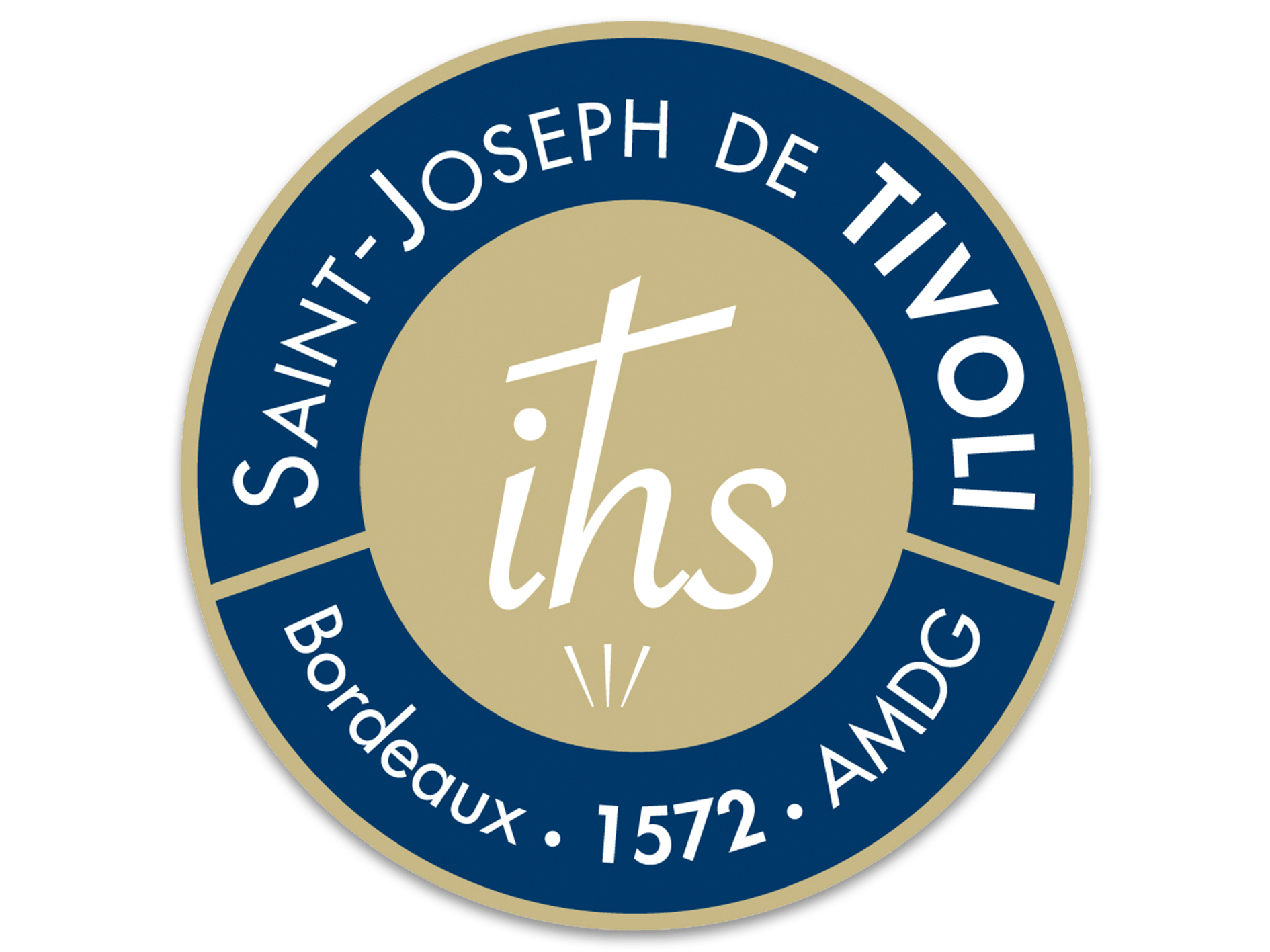 Logo Saint-Joseph de Tivoli — Bordeaux 1572 AMDG
